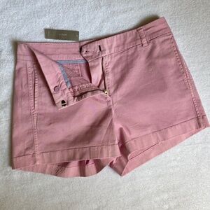 J Crew NWT Cotton Short 4” Pink Size 4